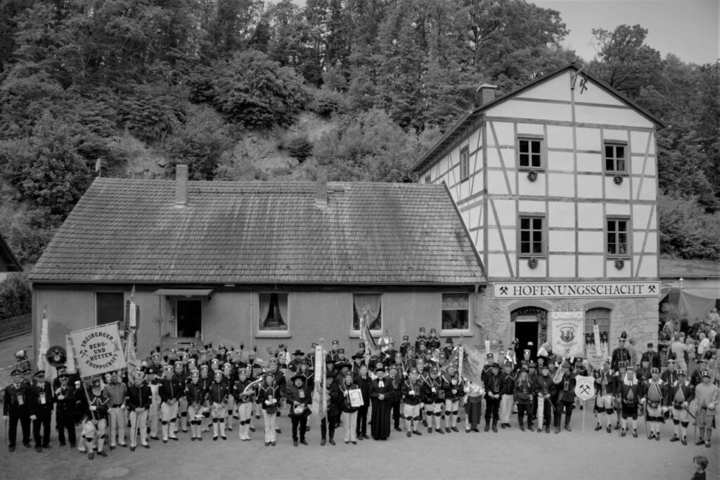 Historisches Foto von 1885 nachgestellt am 22.5.2022